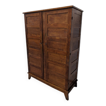 Linen cupboard wardrobe René Gabriel Reconstruction 40s 50s Parisian