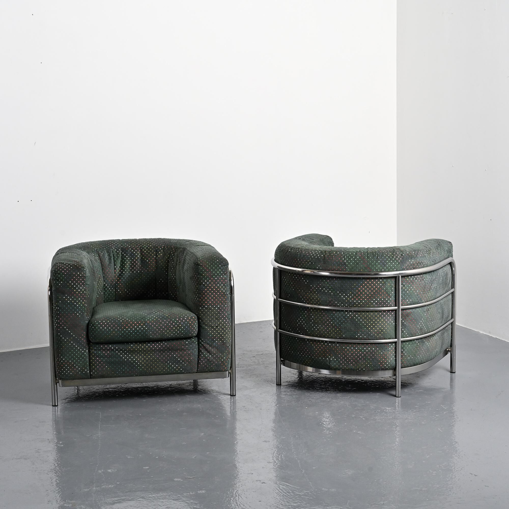 Pair of Onda armchairs by De Pas, D'Urbino & Lomazzi for Zanotta
