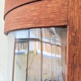 Elegant Art Deco-style hanging display cabinet