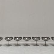 Ice cups x7 stainless steel brand Rémy Letang, 1970