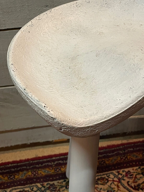 Tabouret haut tripode vintage design scandinave
