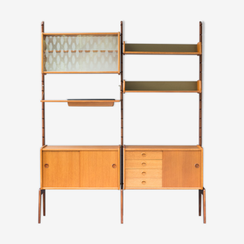 Norwegian teak storage furniture, Ergo model, 2 modules by Blindheim