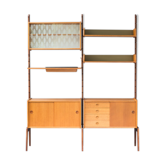 Norwegian teak storage furniture, Ergo model, 2 modules by Blindheim