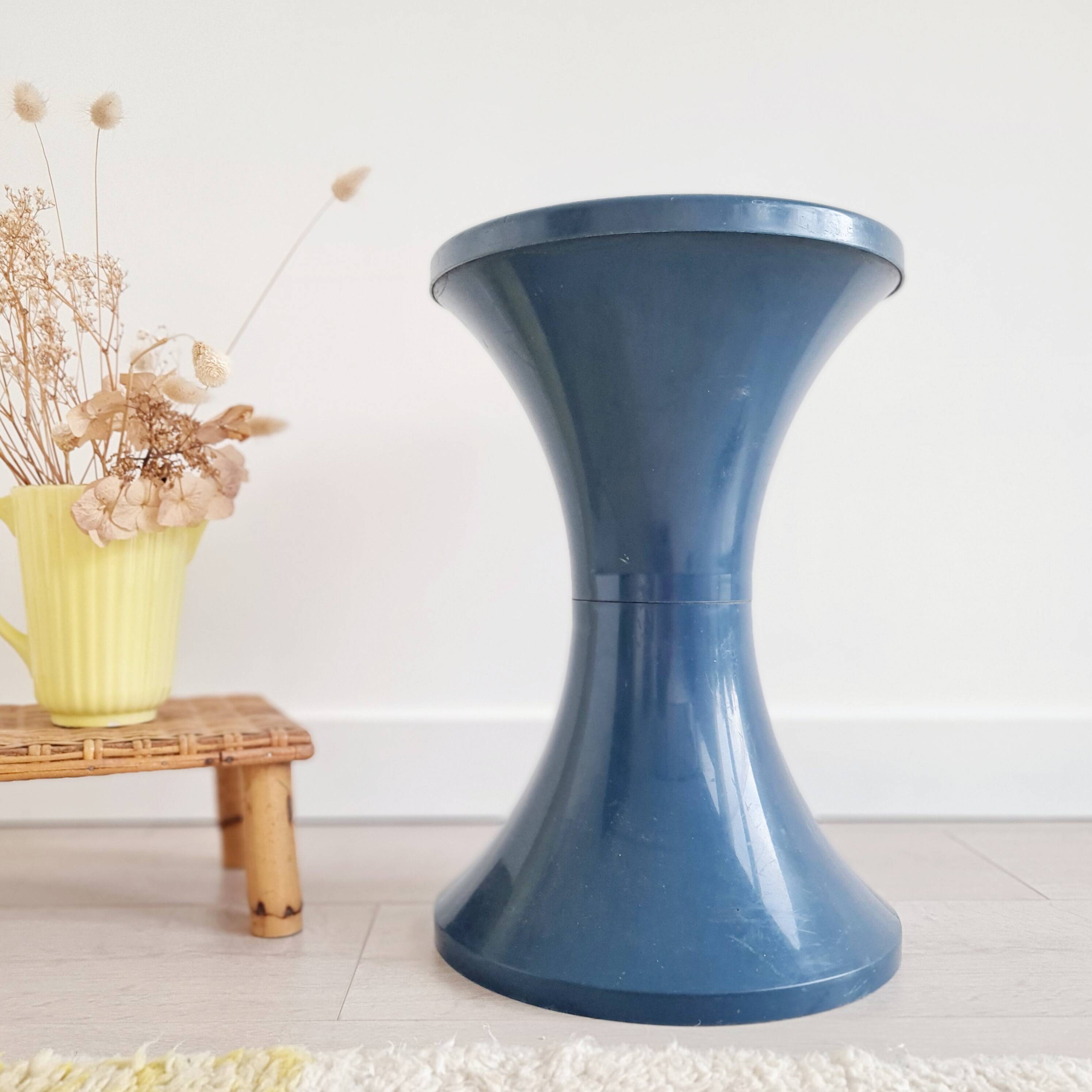 Blue Tam Tam Stool