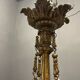 Italian Liberty Bronze Chandelier, 1940s
