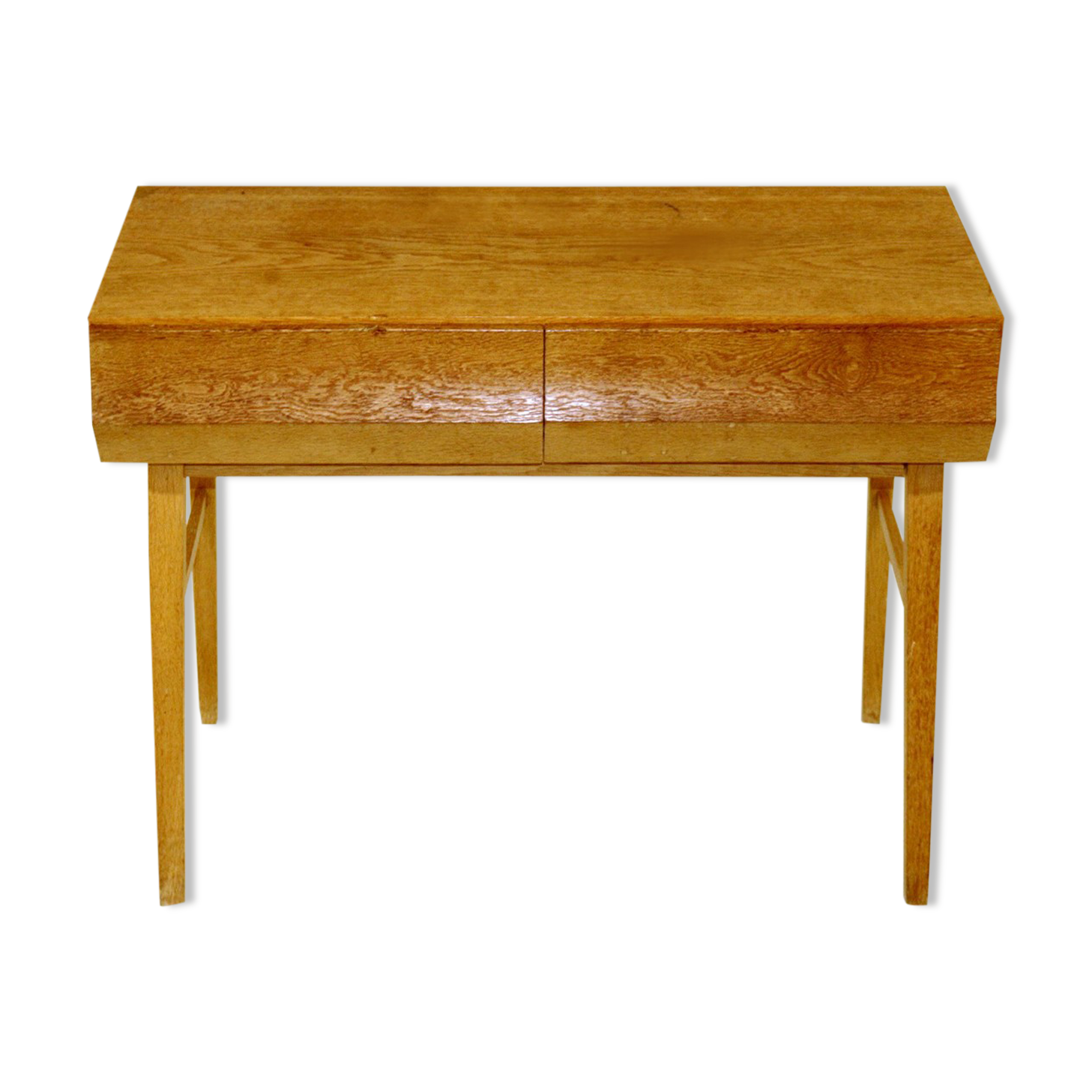 Oak console, Glas & Trä, Sweden, 1950