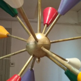 Chandelier in the style of the Italian creations of the 50's