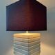 Vintage porcelain lamp from the 70s