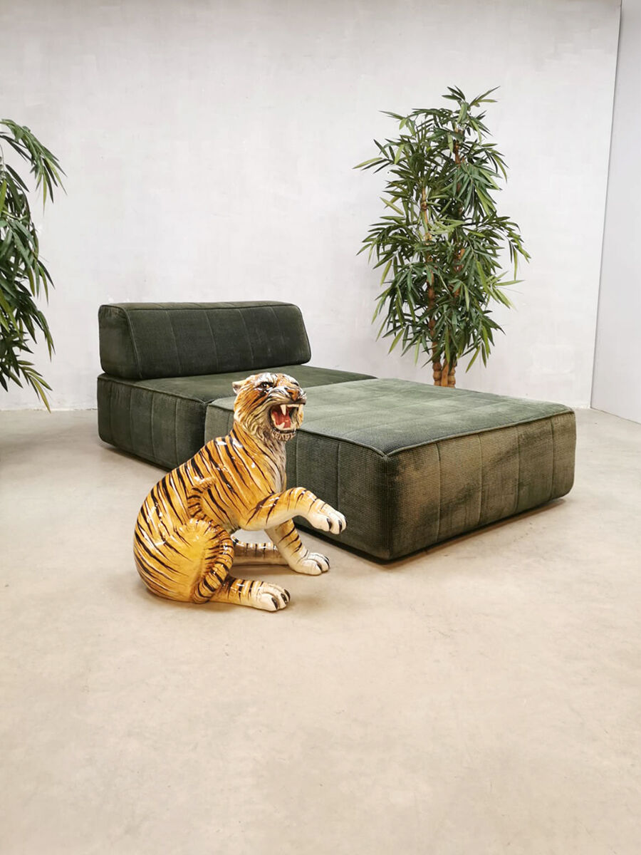 Midcentury design modular sofa daybed lounge bank team ag cor