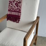 Armchair in natural wood (teak) minimalist design