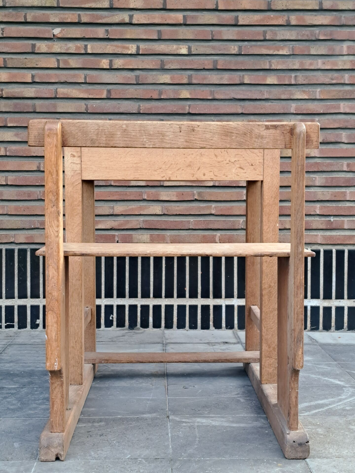 Table banc ou pupitre d'ecolier