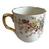 Polychrome ironstone coffee cup KG Lunéville