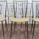 Set of 6 vintage chairs by Colette Gueden