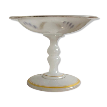 Plat à bijoux en opaline du XIXème siècle