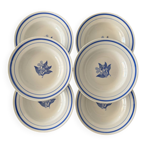 Lot de 6 assiettes creuse