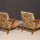 Fauteuils tchécoslovaques du milieu du siècle, années 1960, lot de 2