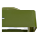 Miroir pivotant de maquillage en plastique vert - Space Age Design - 1970