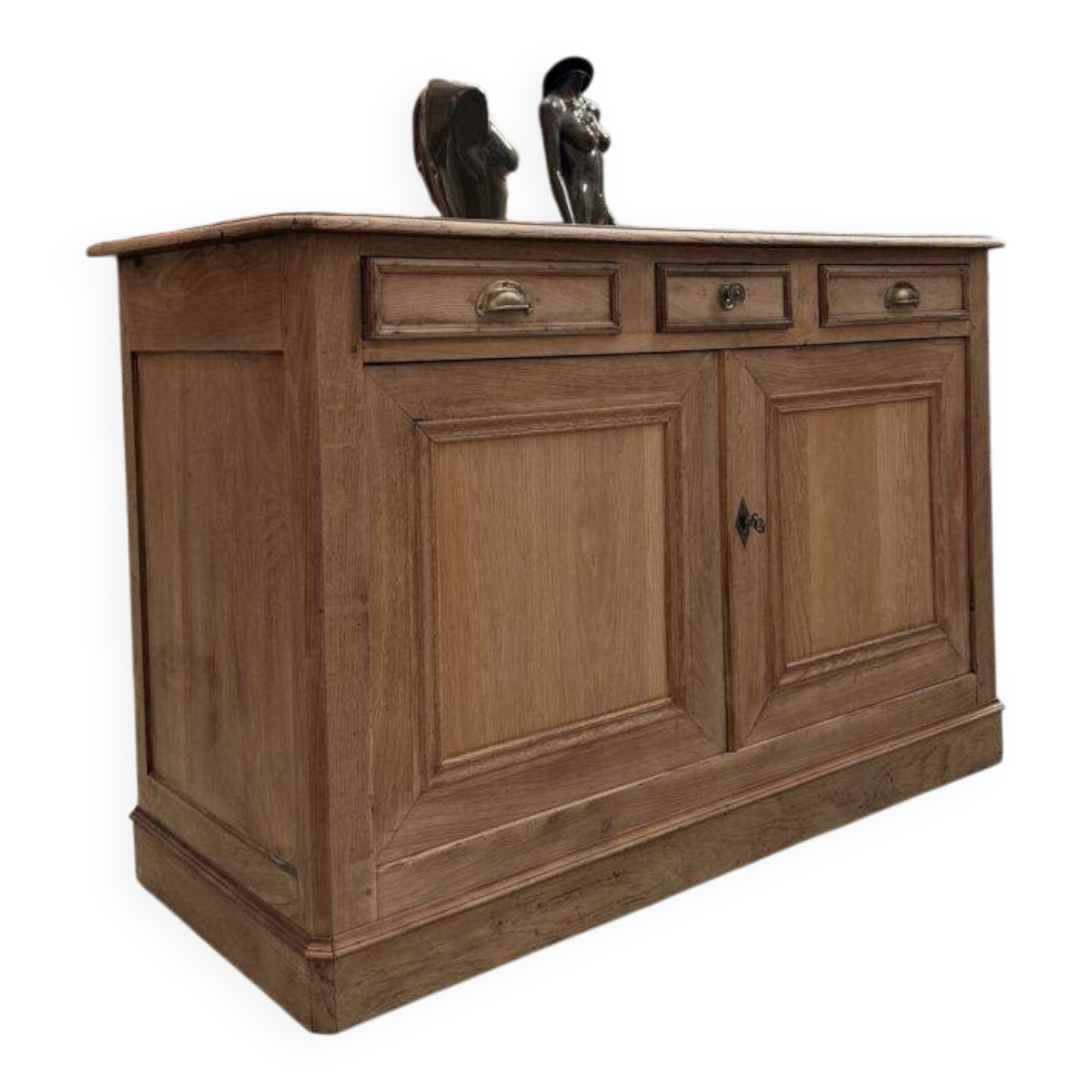 Buffet with 2 doors in oak from the early 20th century.