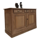 Buffet with 2 doors in oak from the early 20th century.
