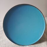 Old broc in blue enamelled sheet metal