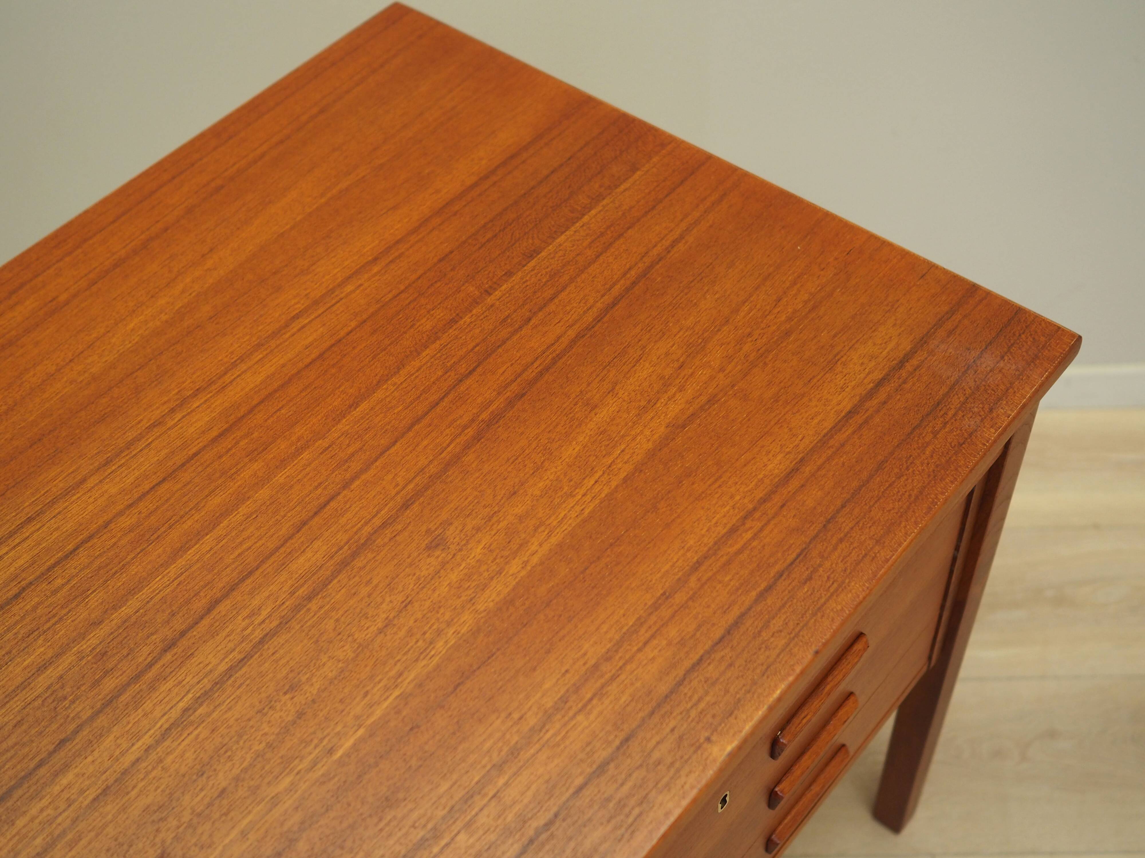 Teak desk, Danish design, 1970s, production: Denmark