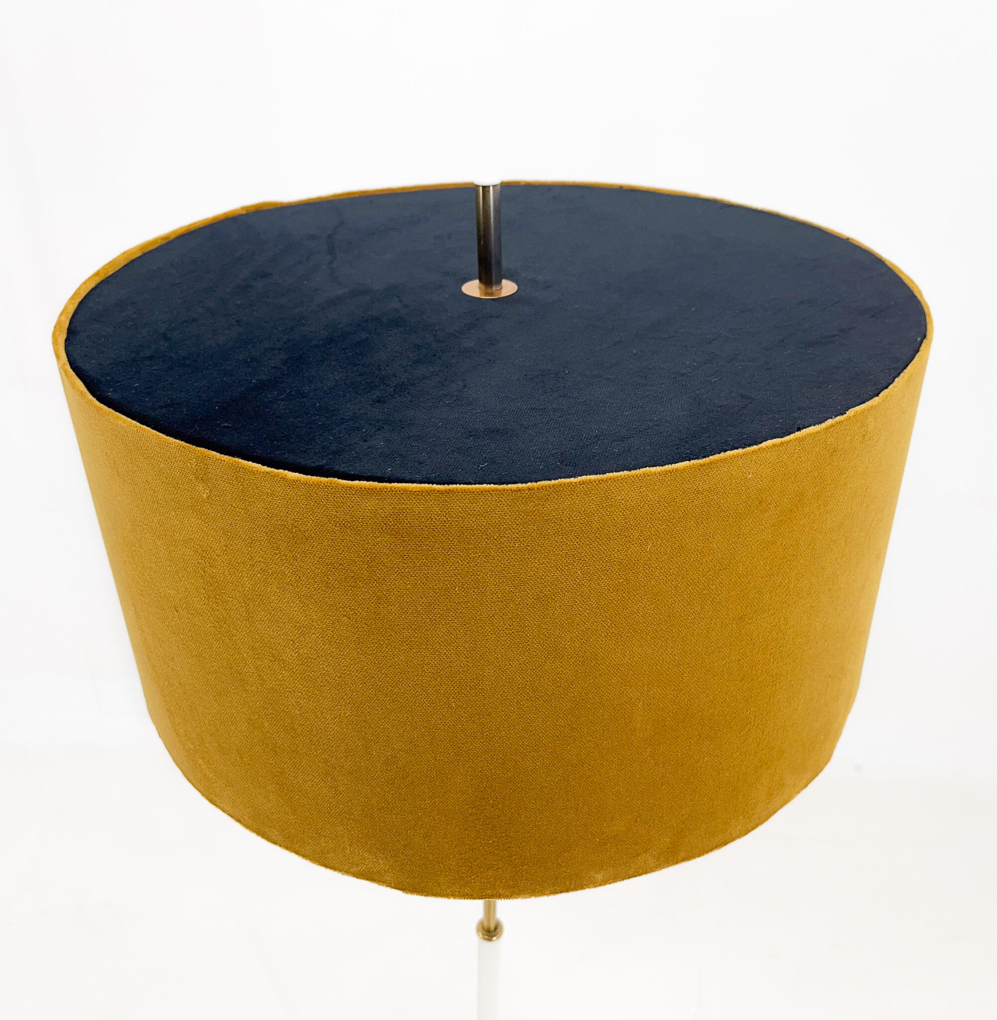 Mid Century Floor Lamp, Germany, 1970's, New Handmade Lampshade