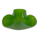 Green Sommerso Murano Glass Ashtray, Italy, 1960s