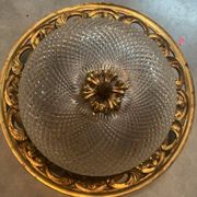 Large bronze ceiling light from the Art Nouveau period