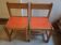 Paire de chaises pop