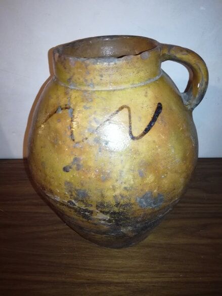 Old pottery, vase or pitcher