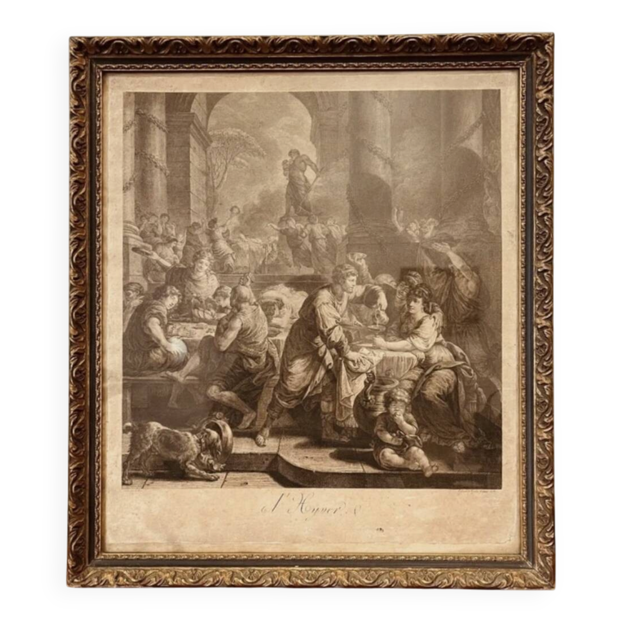 Engraving by Jean-Charles Levasseur (1734-1816), engraver to the King.