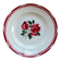 Round serving dish in Sarreguemines earthenware, Cibon model - Floral decoration.