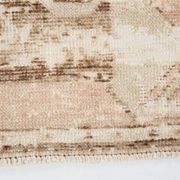 3x11 Rug For Kitchen Brown Beige Turkish Runner Rug, 86x325Cm SK 5286