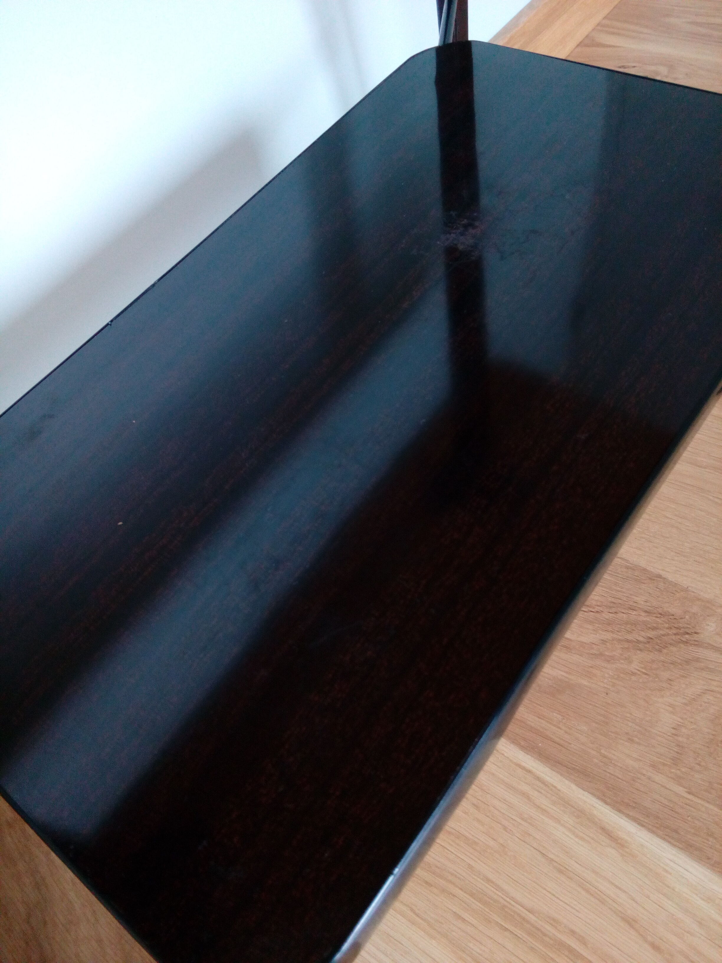 Desserte roulante en métal et formica