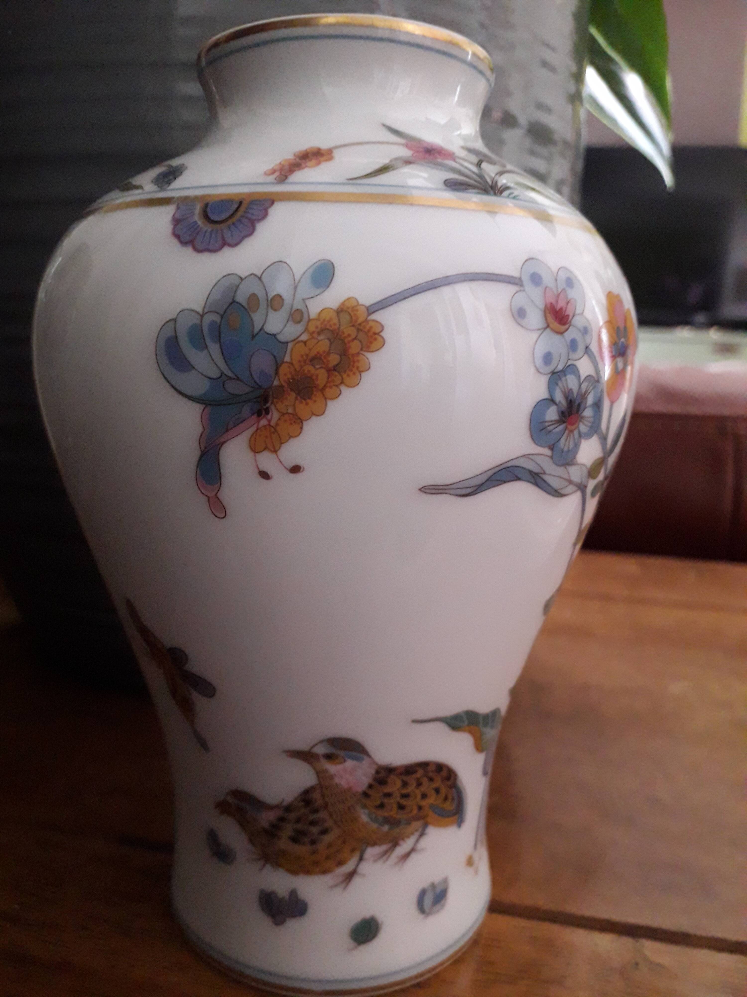 Splendid Haviland porcelain vase