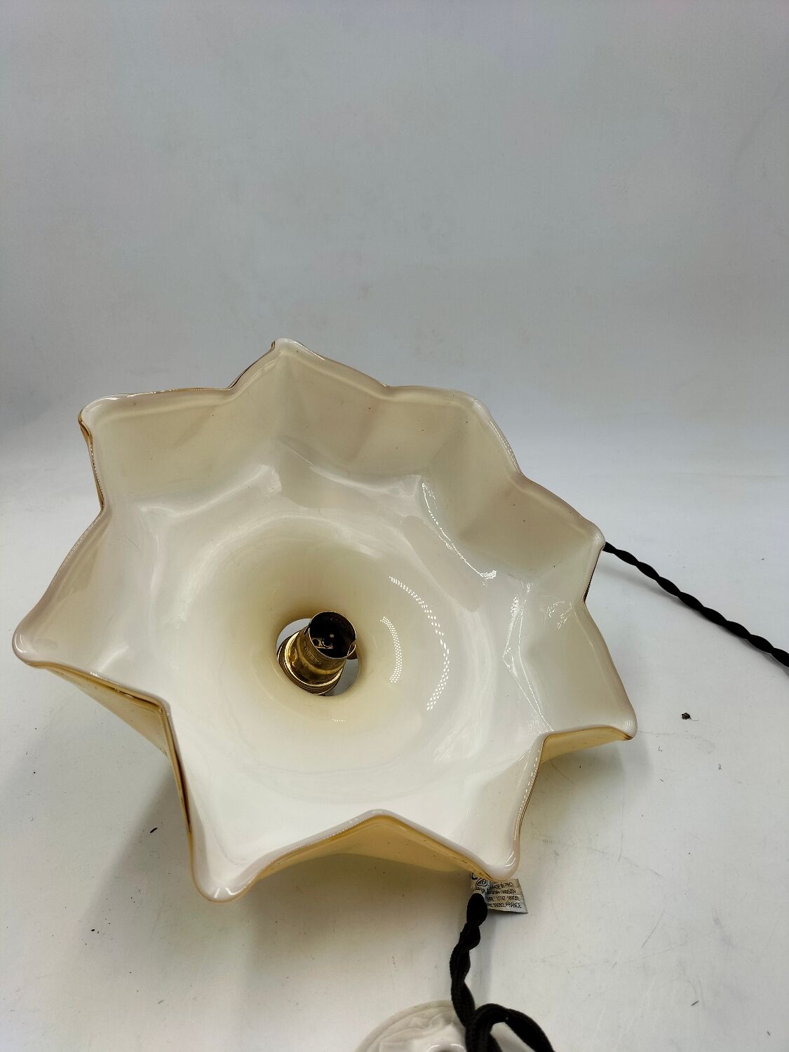 Opaline pendant light