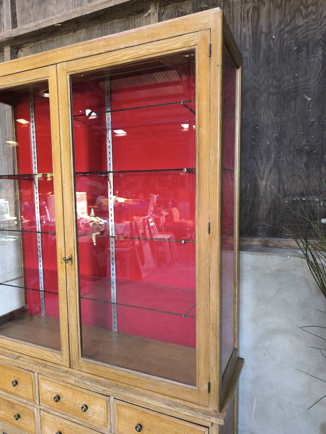 1950s trade furniture display case