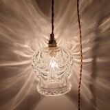 Glass hanging lamp
