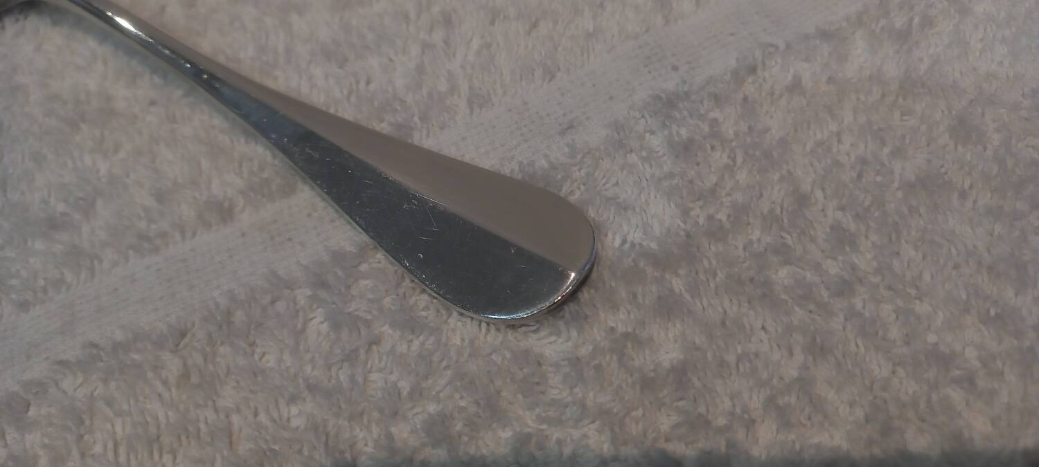 Christofle Baguette Silver Metal Ice Cube Serving Spoon