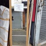 large mirror in molded oak Louis-Philippe style