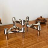 Set of 3 BMF metal candle holders