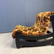 Seventies brutalist lounge chair, 1970s