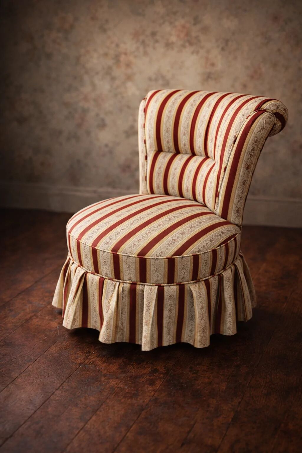 Napoleon III period upholstered armchair – stylish and comfortable