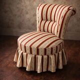 Napoleon III period upholstered armchair – stylish and comfortable