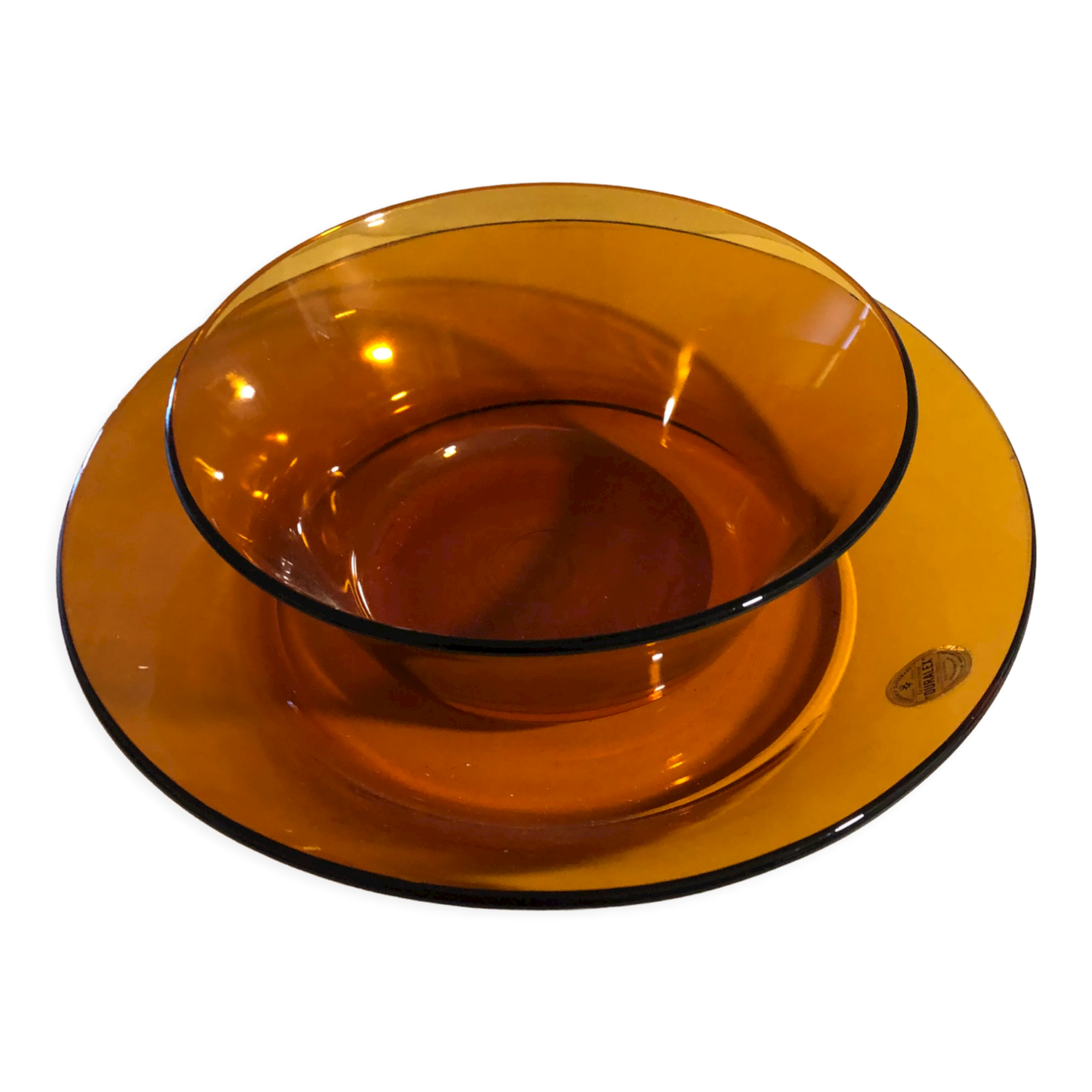 Salad bowl and Duralex dish