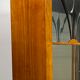 Biedermeier window in cherry veneer, Circa 1820 Austria