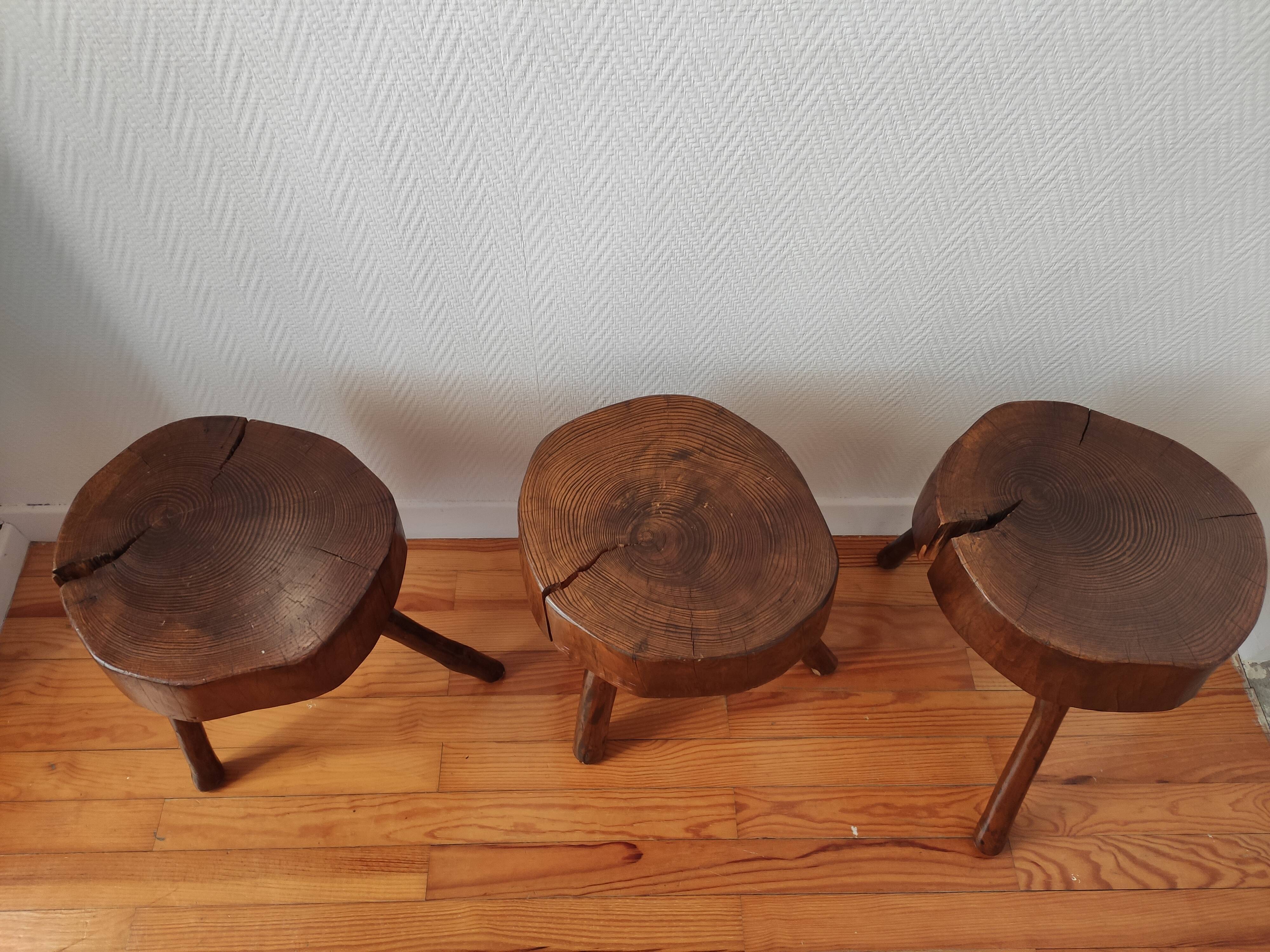Brutalist stools 1970
