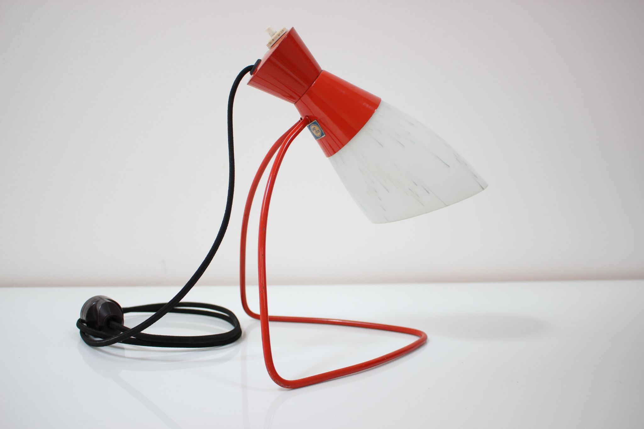 Mid-century table lamp designed by Josef Hurka for Napako, 1960's.