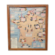 School poster 1960 Trade / clothing industries two-sided vintage