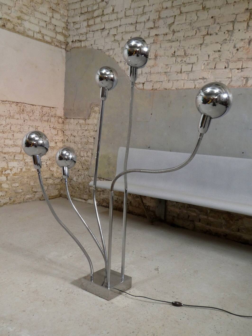 Hydra floor lamp by Pierre Folie for Charpentier editions